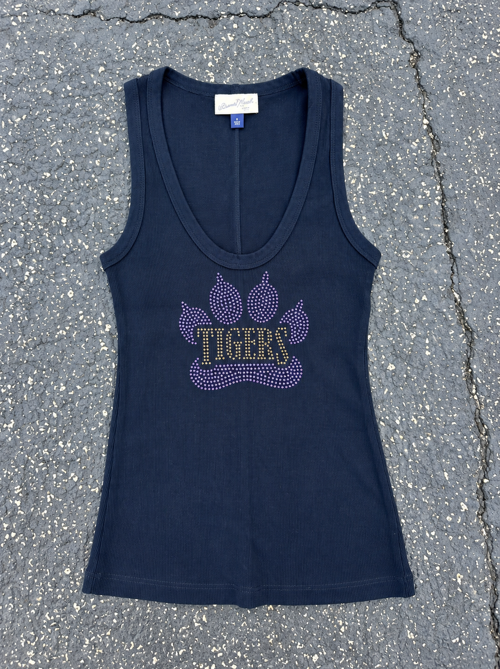 Rhinestone Logo Tank