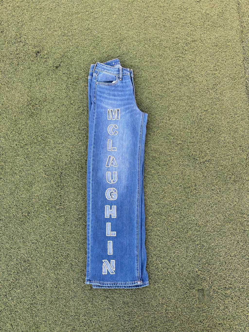 Custom Rhinestone Jeans
