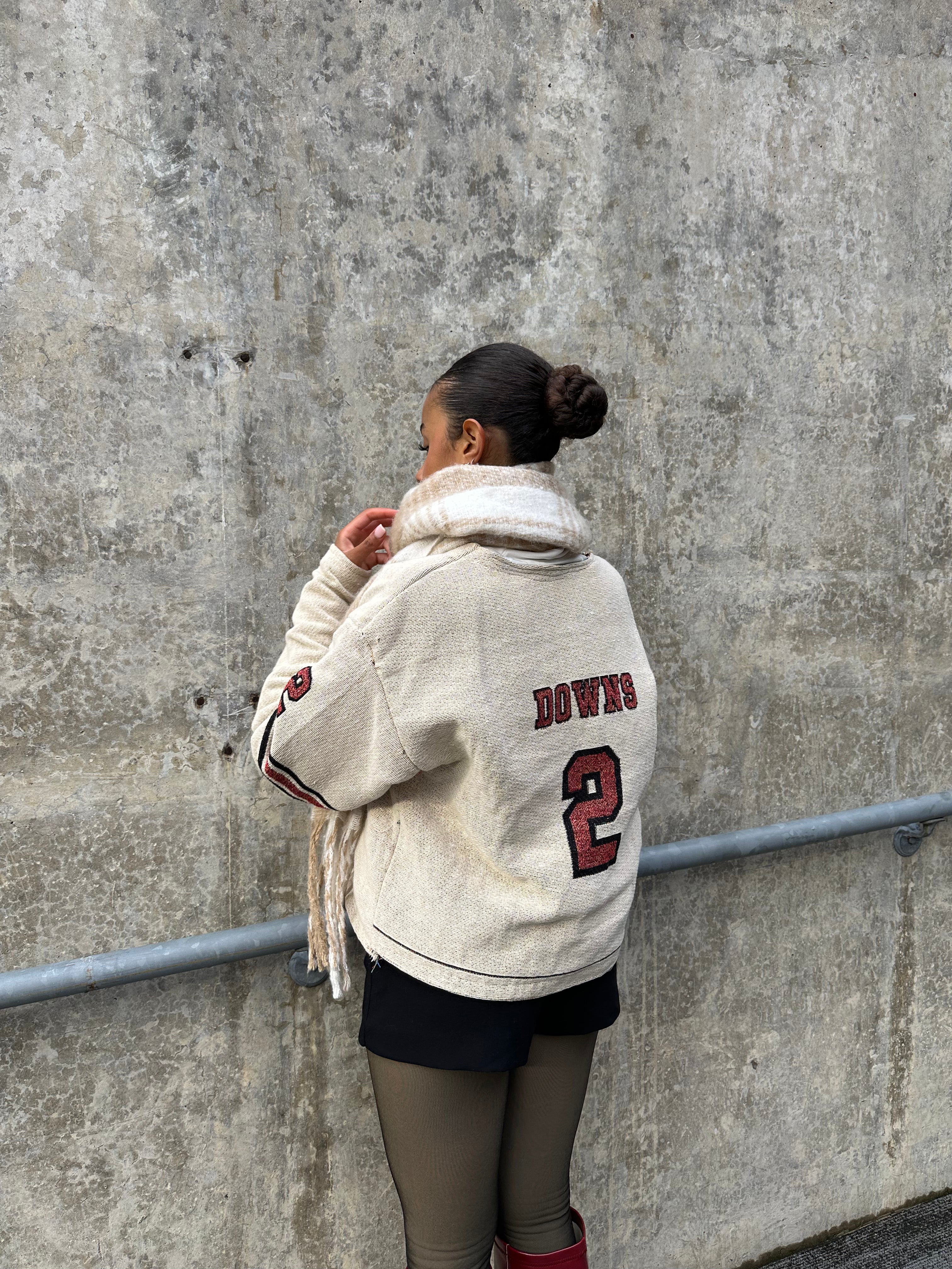 Custom Vintage Jersey Tapestry Crewneck
